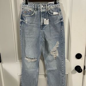 ZARA High Rise Straight Leg